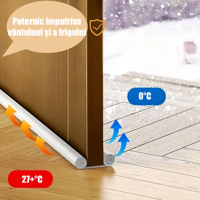 Bandă Dublă de Etanșare pentru Uși 2x BUC— Stop Curent, Praf și Zgomot